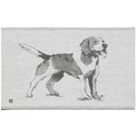 Viskestykke Teemu Järvi med dyremotiv Hund