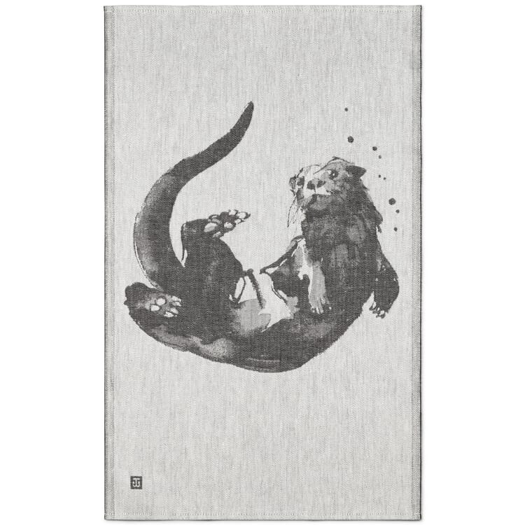 Theedoek Teemu Järvi dierenmotief, Otter