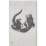 Viskestykke Teemu Järvi med dyremotiv Otter