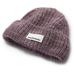 Unisex-Strickmütze meliert, Mauve