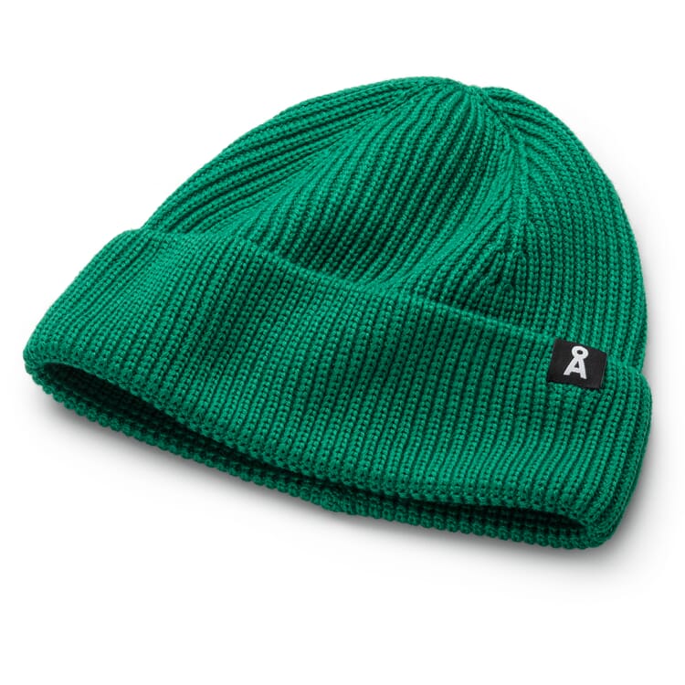 Bonnet tricoté unisexe, vert