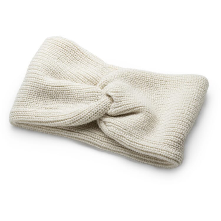 Ladies headband, Natural white