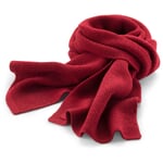 Strikket tørklæde til damer Rødvin