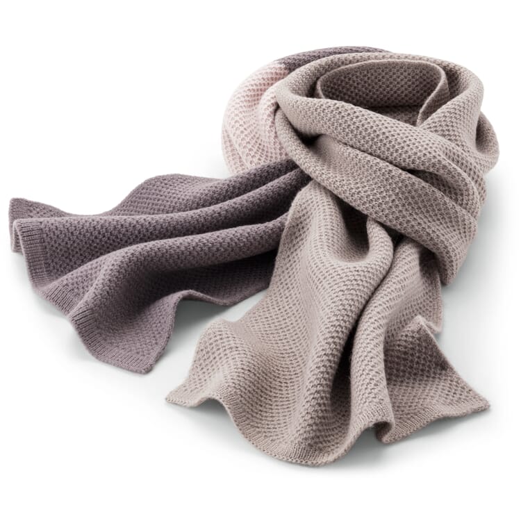 Unisex-Strickschal, Naturtöne hell