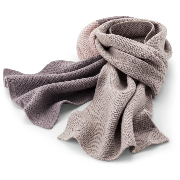Unisex-Strickschal, Naturtöne hell