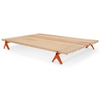 Simplon bed - 140 cm RAL 2001 Roodoranje