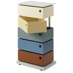 Drehladen-Container Stahlblech 5-fach Polychrom Alessandro