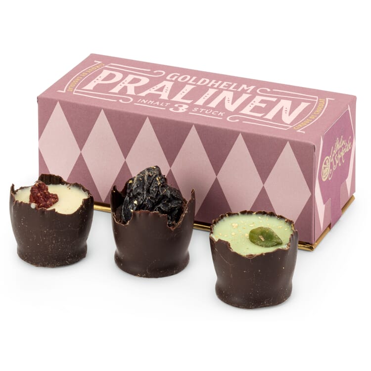 Goldhelm Pralinenmischung Edle Liköre und Champagner, mit Alkohol