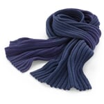 Strikket halstørklæde til mænd Nuancer af blå