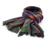 Écharpe de laine unisexe N° 756, bleu-vert