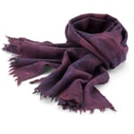 Bufanda de lana unisex N° 803 Vino tinto