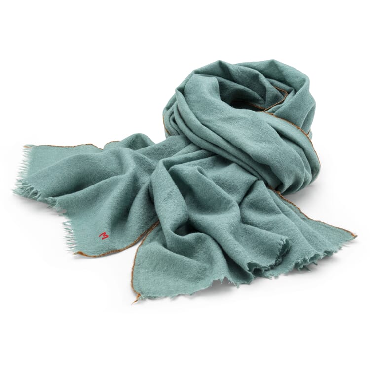 Bufanda de lana unisex N° 100, salvia