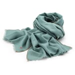 Unisex wool scarf N° 100, sage