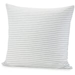 Reversible pillowcase half linen Gray-green-white 80 × 80 cm