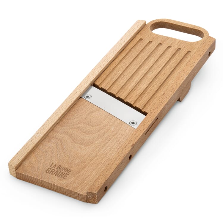 Cortadora de verduras de madera de haya