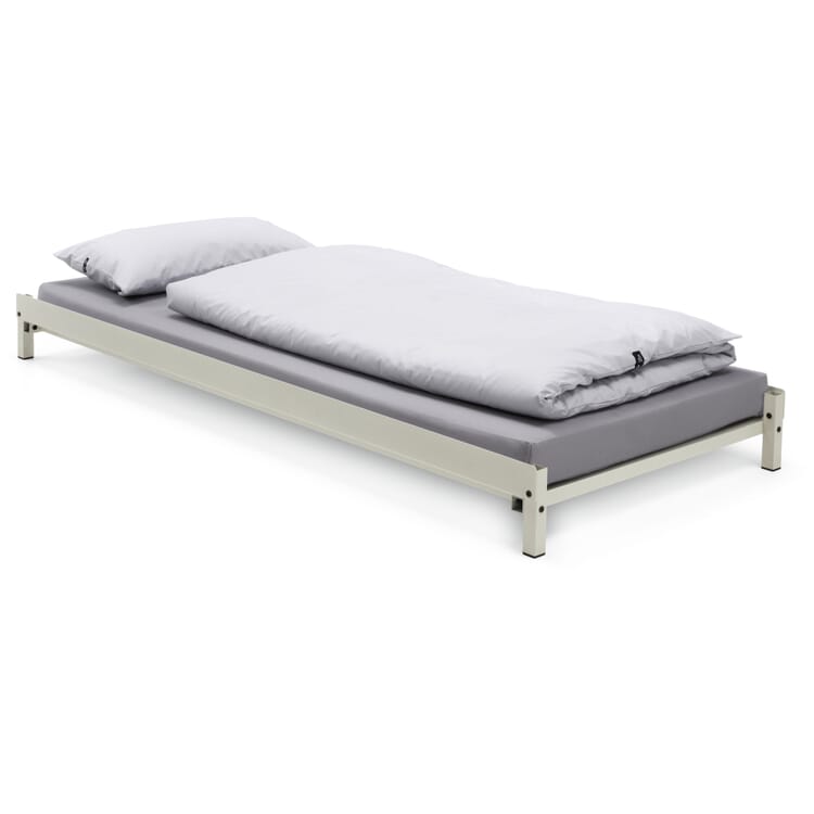 Erik bed, 90 x 200 cm, RAL 7032 Pebble grey