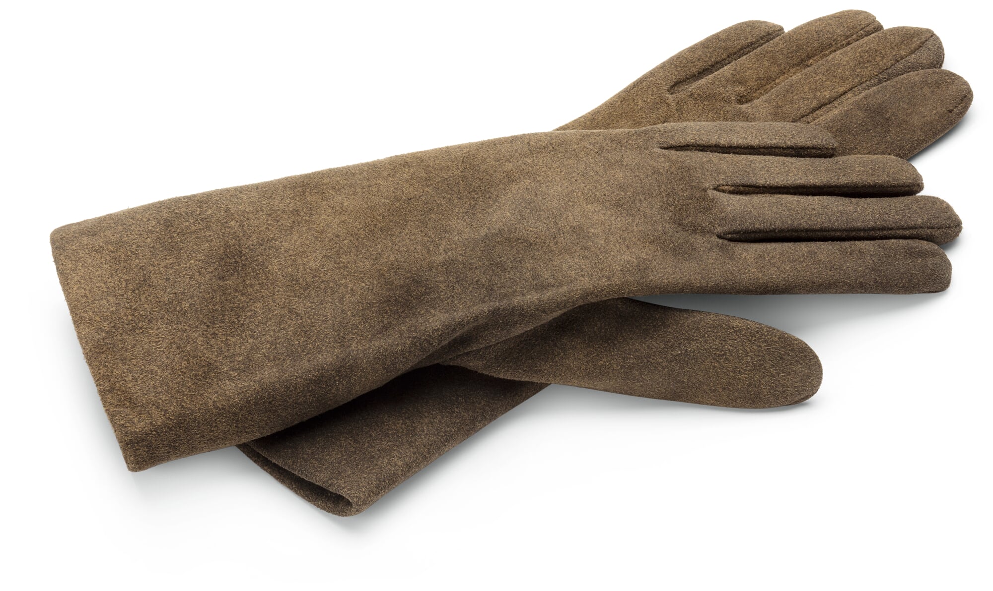 Gants Femme Lauret Velours Noir – Taille 7 – Élégants Et Vintage