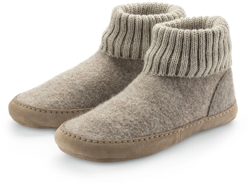 Unisex-Hüttenschuh Beigemelange