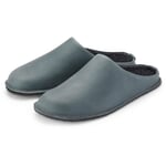 Unisex-Lederpantoffel Blaugrau