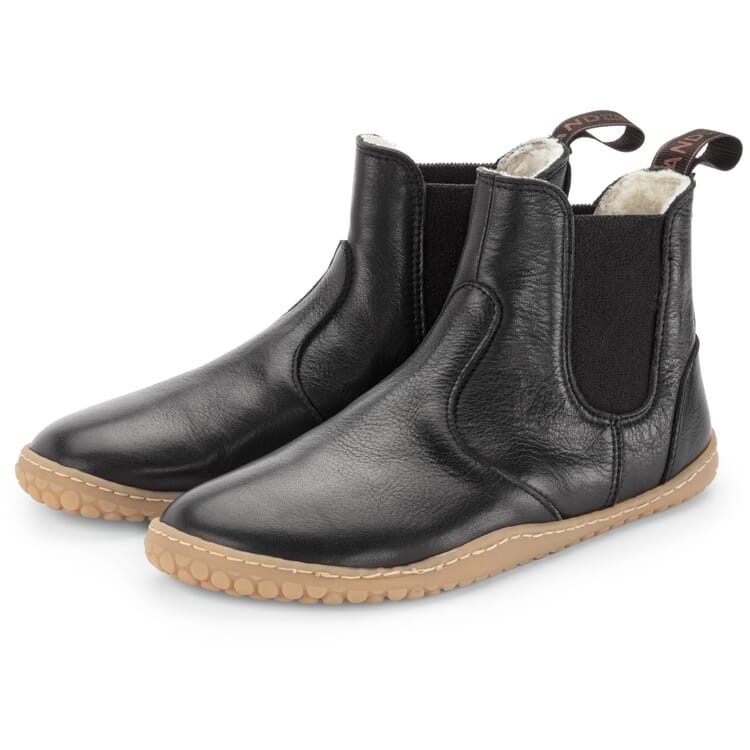 Chaussure chelsea pieds nus, Noir