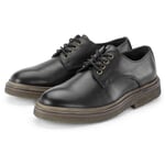 Chaussures basses à lacets pour femmes Noir