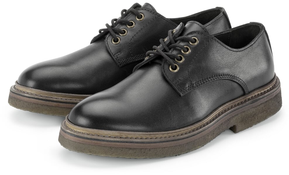 Ladies lace-up shoe Black