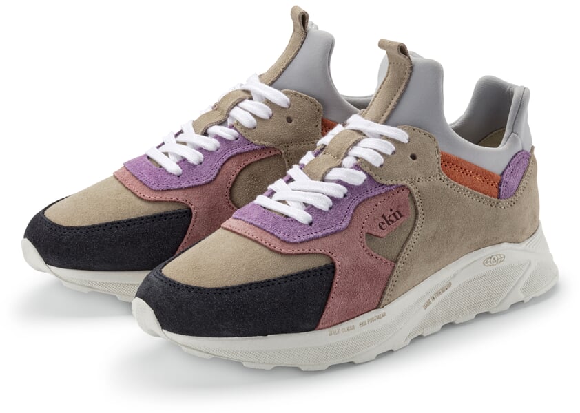 Damen-Sneaker Larch Beige-Rosé