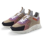 Damen-Sneaker Larch Beige-Rosé