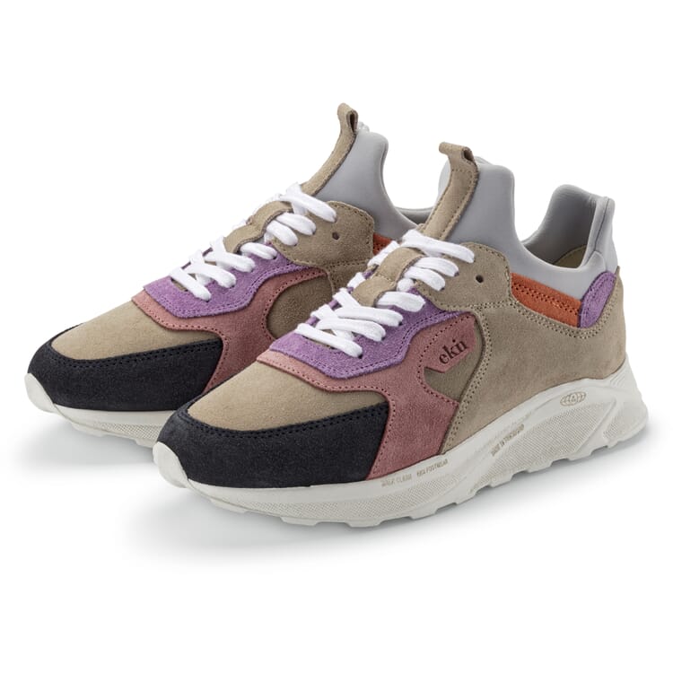 Damen-Sneaker Larch, Beige-Rosé