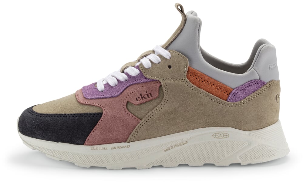 Damen-Sneaker Larch Beige-Rosé