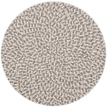 Tapis de boules de feutre Nuances de gris Ø 140 cm