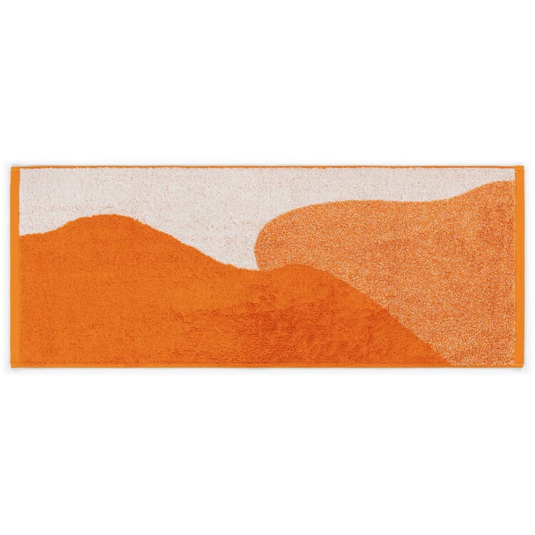 Asciugamano giapponese in spugna, Arancione