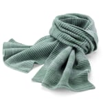 Unisex knitted scarf mottled Light green