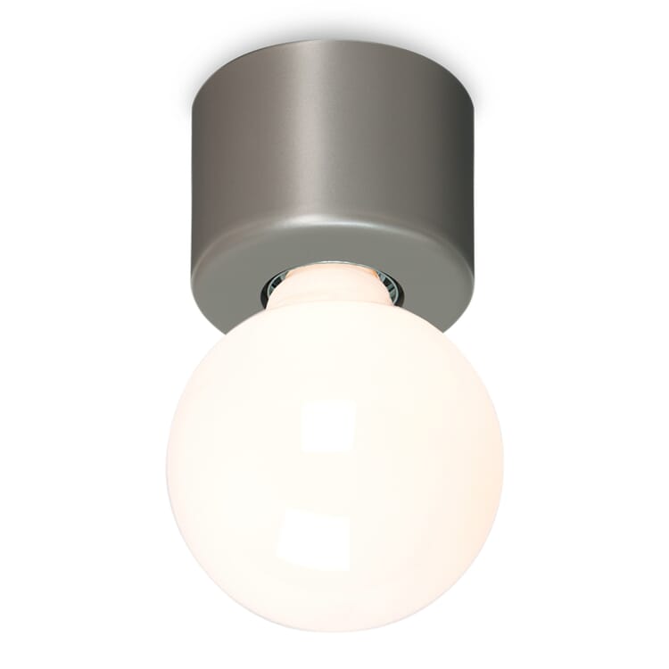 Wand- und Deckenleuchte Eintopf, Grau Metallic DB 702