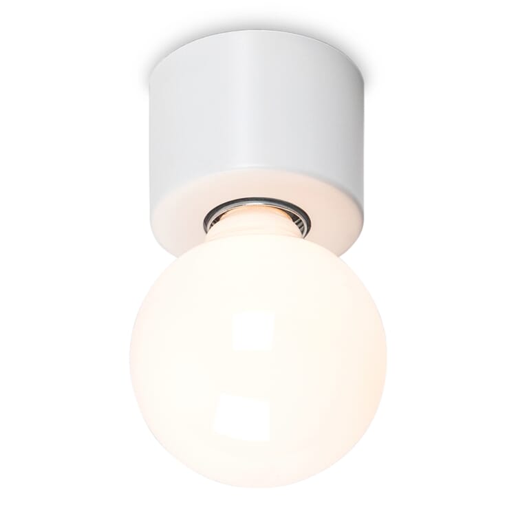 Wall and ceiling lamp stewpot, Traffic white RAL 9016