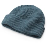 Men's hat melange yarn, petrol