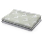 Tea towel deer Green