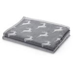 Tea towel deer Gray