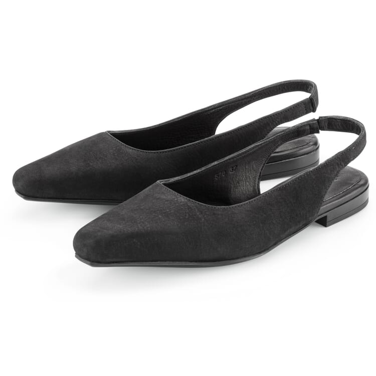 Damen-Slingpumps, Schwarz