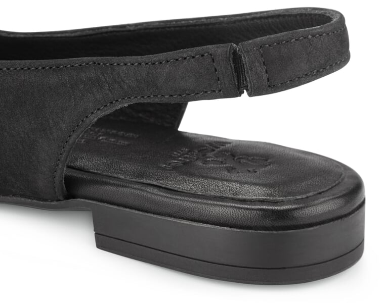 Slingpumps til kvinder Sort, nærbillede