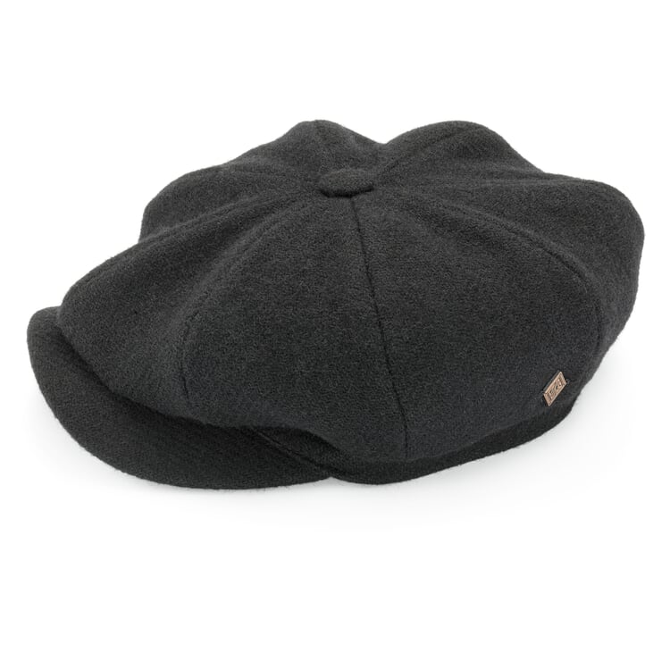 Bakerboy cap for men, Black | Manufactum