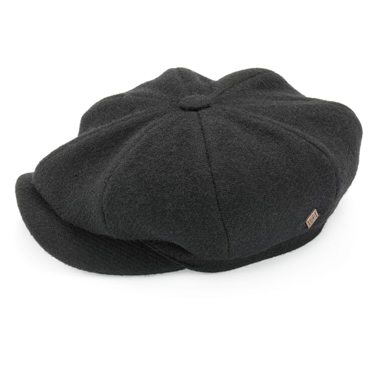 Casquette homme Bakerboy, Noir