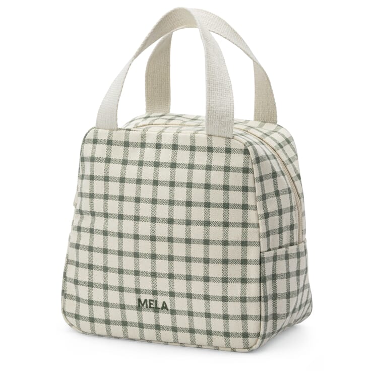 Organiseur à carreaux, blanc naturel-vert