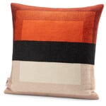 Taie d'oreiller en laine d'agneau Bento Rouge-Rose