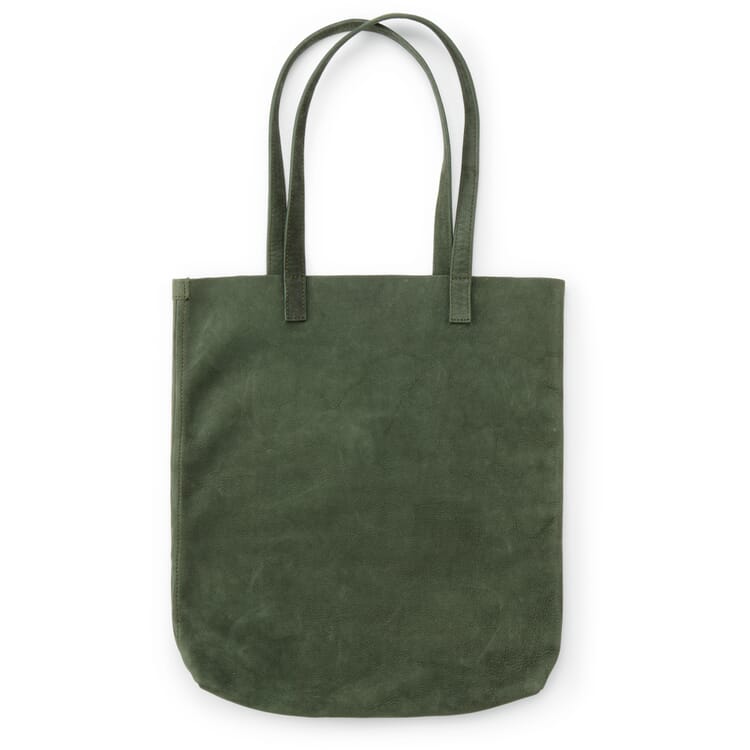 Bolso de señora de piel, Oliva