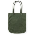 Ladies tote bag leather Olive