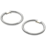 Creole round tube Silver