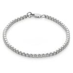 Venetian bracelet, square, silver