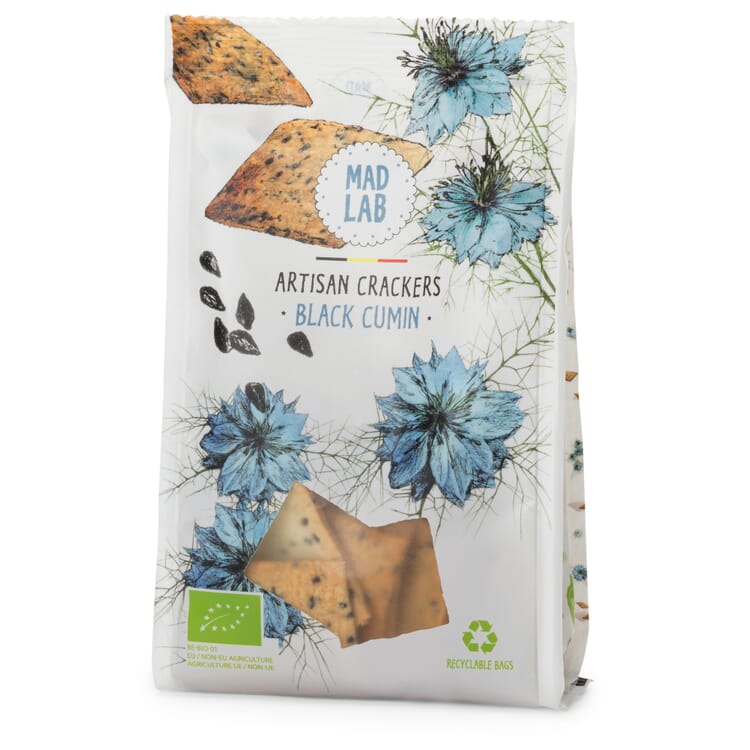 Crackers bio au cumin noir