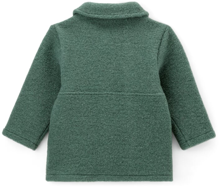 Kinder-Hemdjacke Wollwalk Salbei